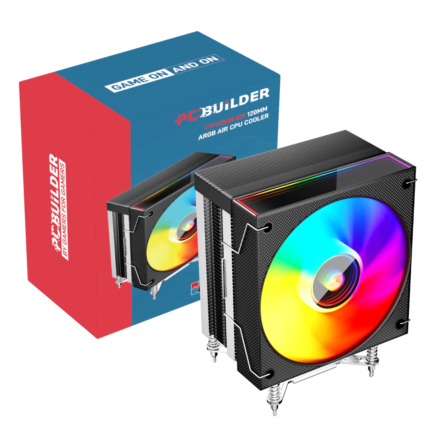 Pcbuilder CPU Fan Typhoon Ice 120MM ARGB