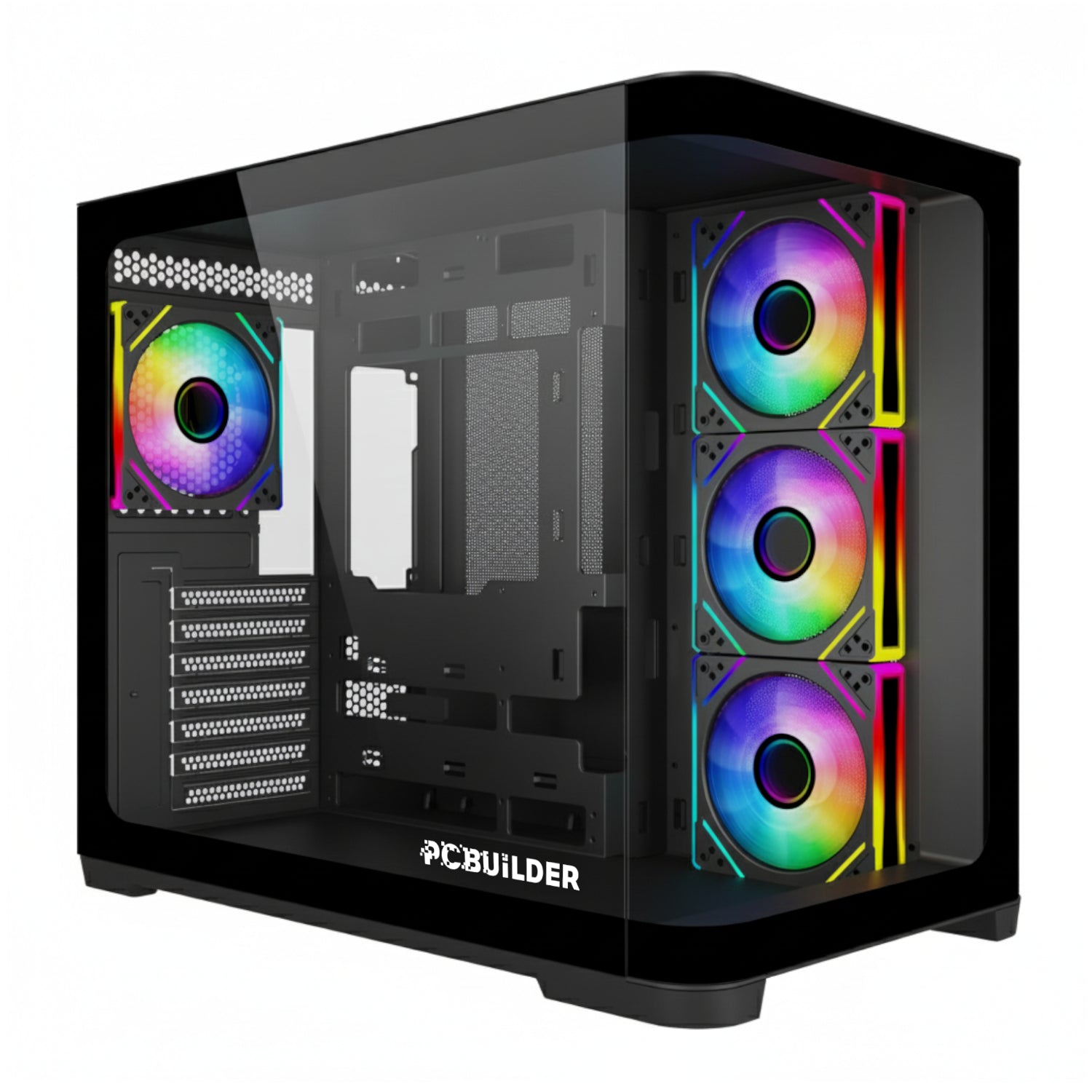 Pcbuilder Holdfast ATX Back-Connect Gaming Chassis