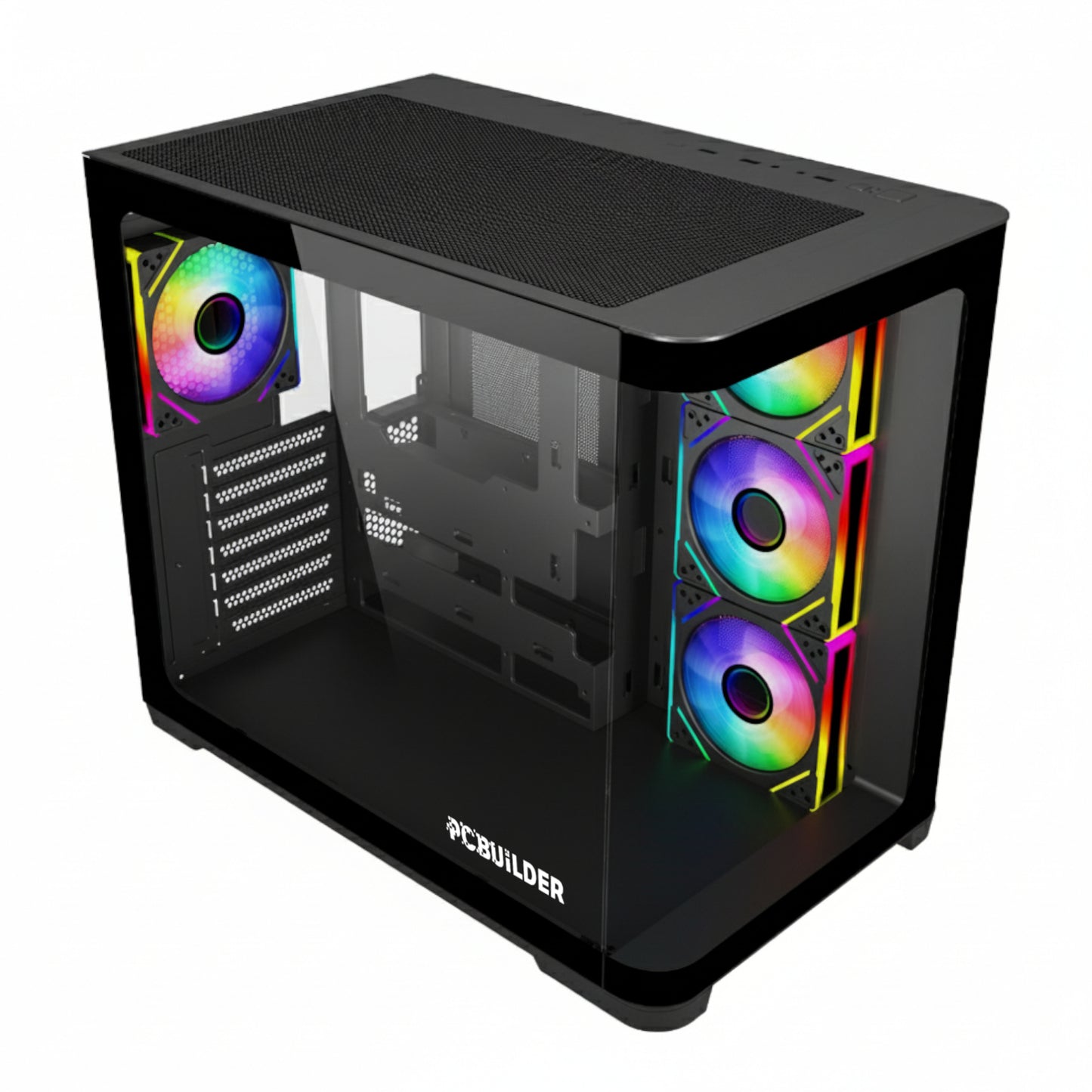 Pcbuilder Holdfast ATX Back-Connect Gaming Chassis image 2