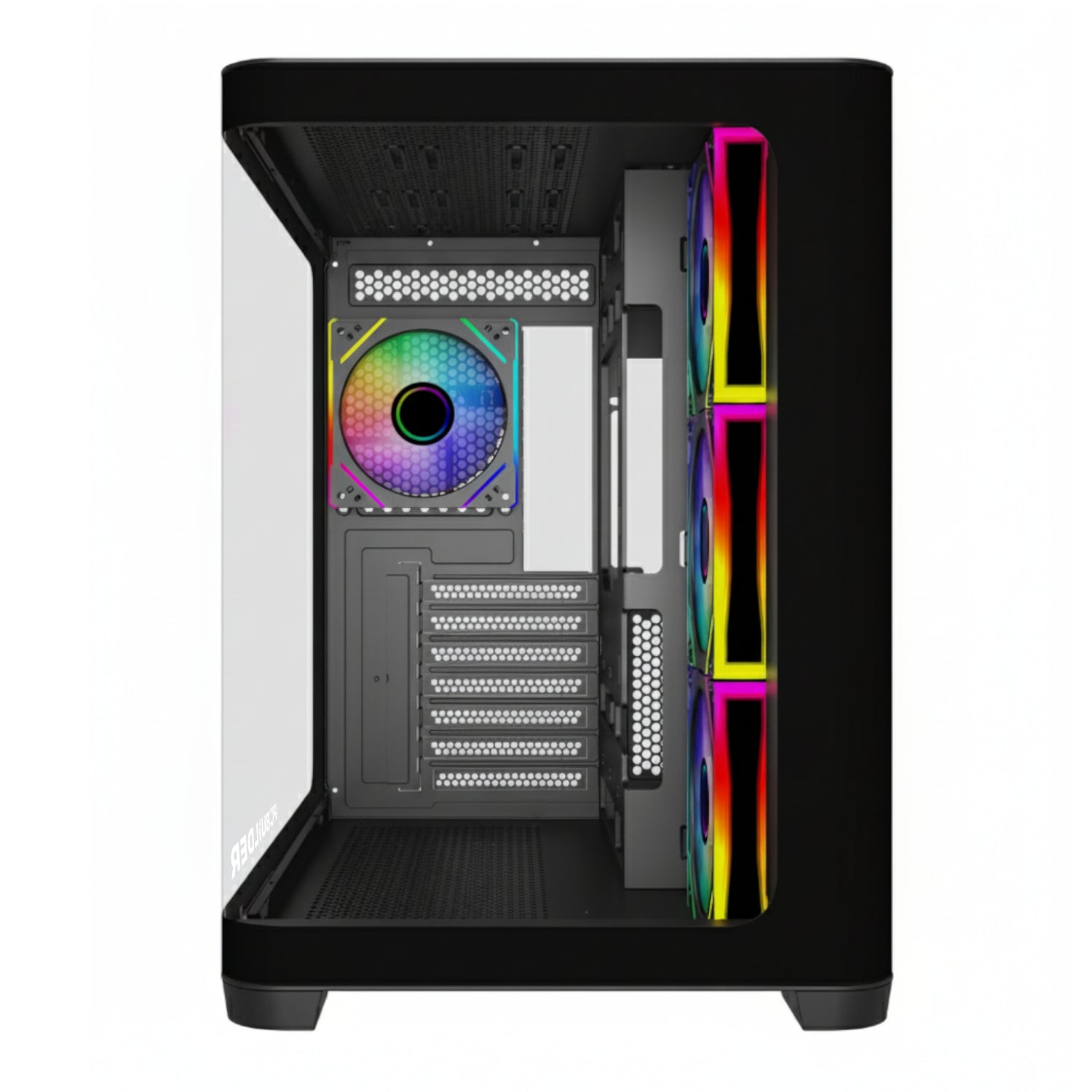 Pcbuilder Holdfast ATX Back-Connect Gaming Chassis image 3