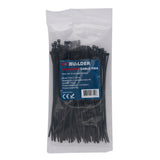 Pcbuilder Lockdown 150MM Cable Ties (100 Pcs) Black