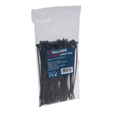 Pcbuilder Lockdown 150MM Cable Ties (100 Pcs) Black image 3