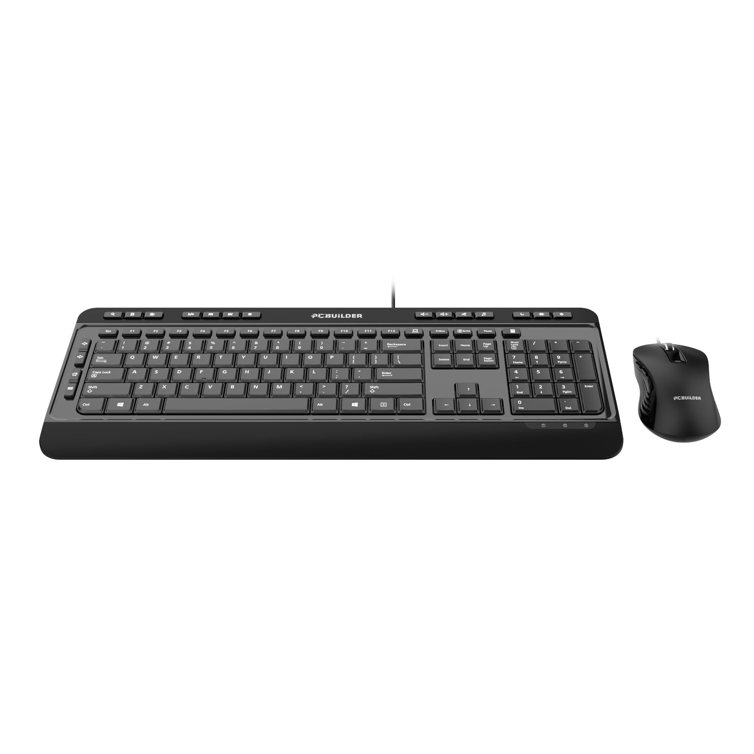 Pcbuilder Alpha Silent Wired Keyboard And Mouse Combo image 3
