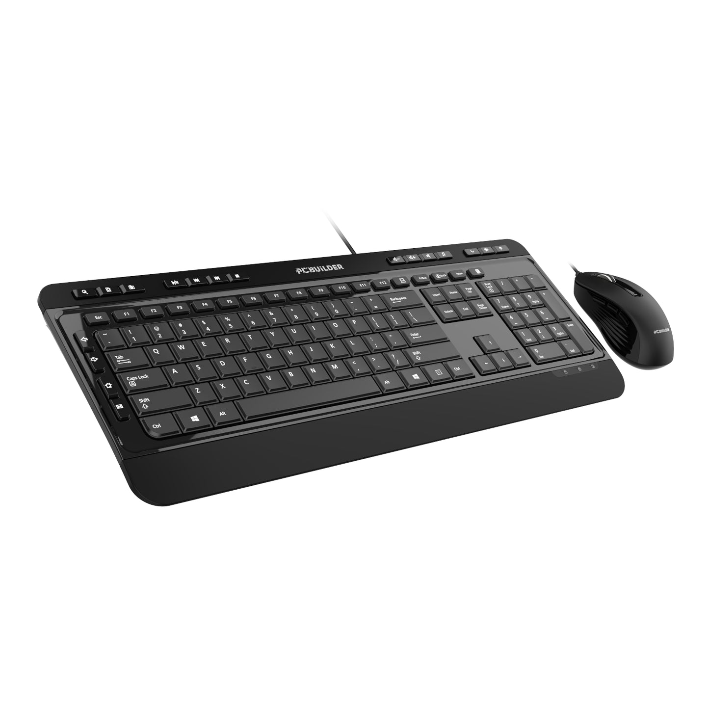 Pcbuilder Alpha Silent Wired Keyboard And Mouse Combo image 4