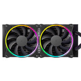 Pcbuilder Hydro Chill 240MM Aio Liquid CPU Cooler ARGB image 3