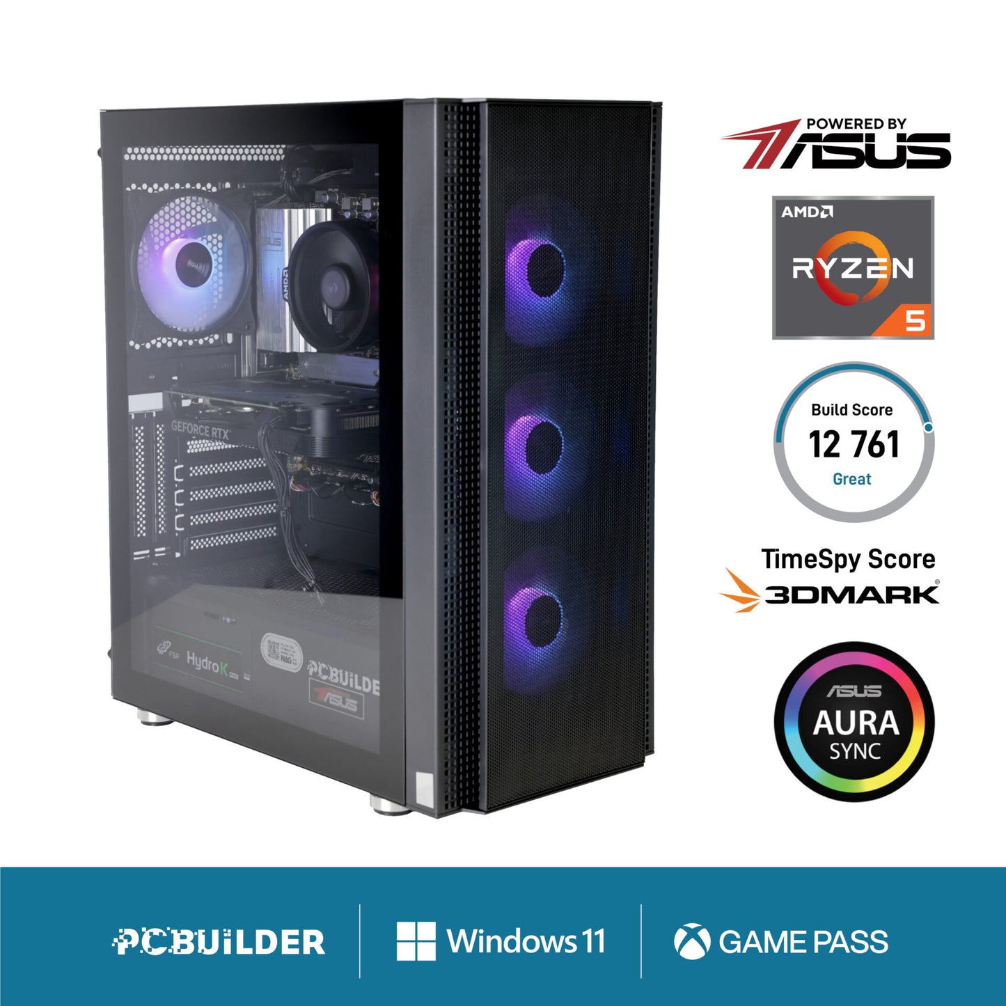 Pcbuilder Ryzen 5 8400F Oblivion Windows 11 Gaming PC