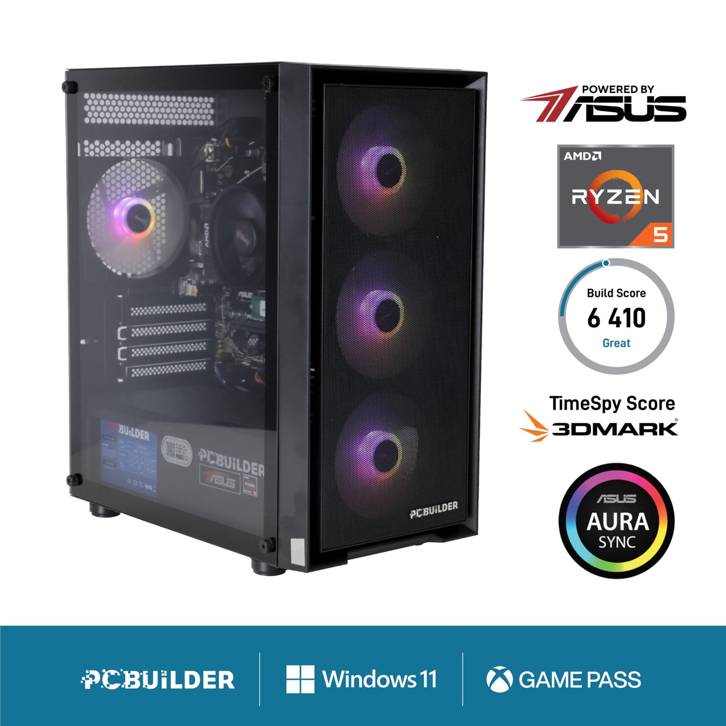 Pcbuilder Ryzen 5 5500 Stalker Windows 11 Gaming PC