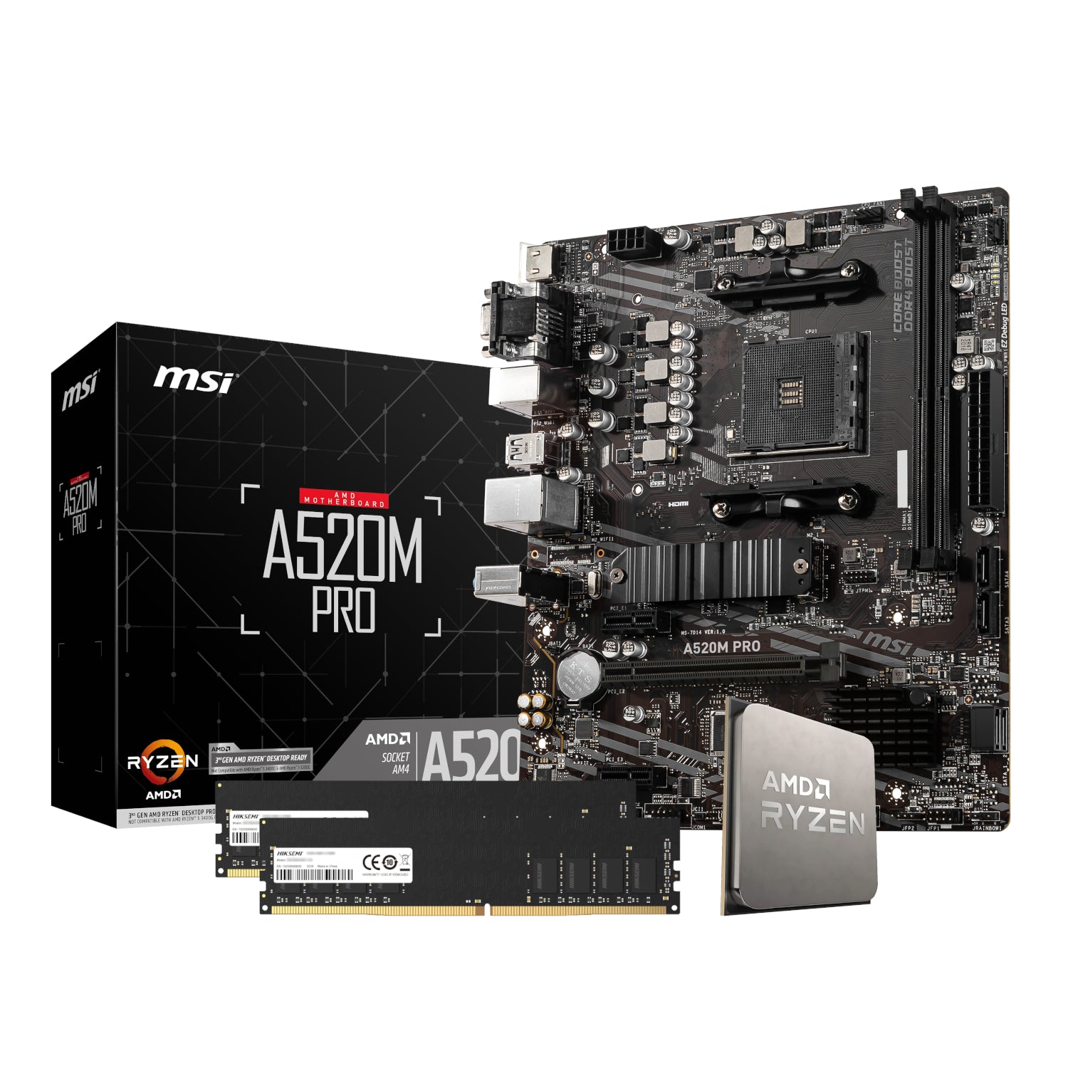 Pcbuilder AMD Ryzen 3 3200G Level Up Core Upgrade Kit