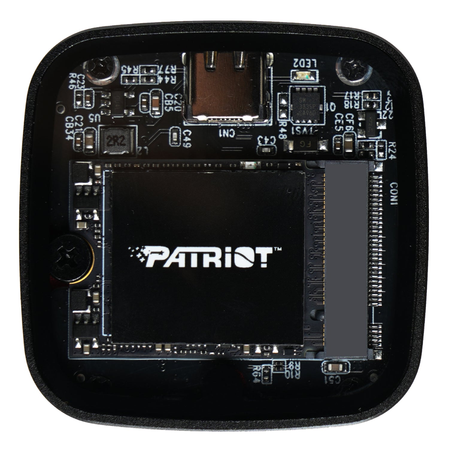 Patriot PDP31 2TB Type-C Portable SSD Red / Black image 3