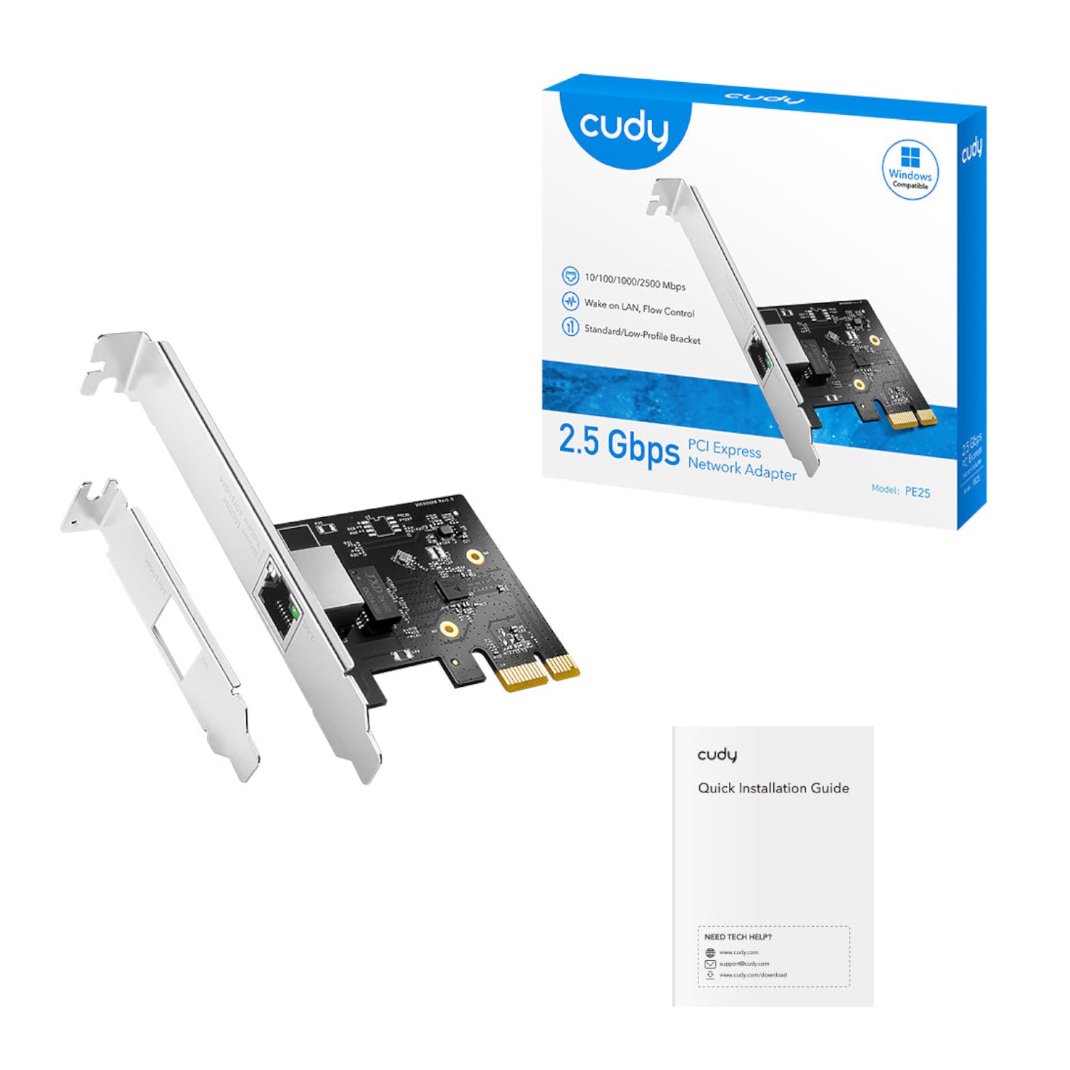 Cudy 2.5GBPS PCI-E Ethernet Adapter image 4