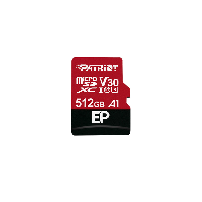 Patriot Ep V30 A1 512GB Micro Sdxc Card + Adapter
