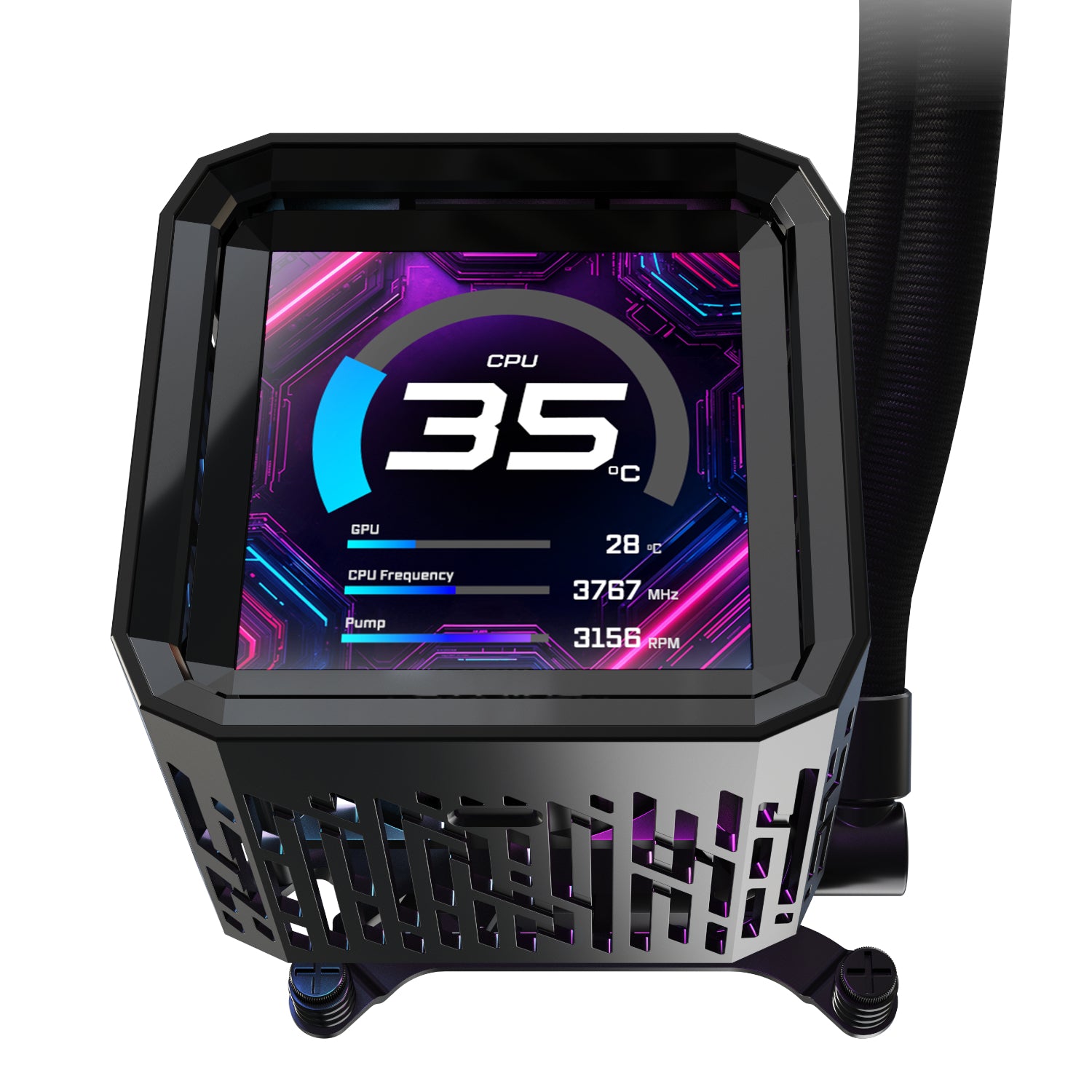 Asrock Phantom Gaming 360 Lcd All-In-One Liquid CPU Cooler Black image 5