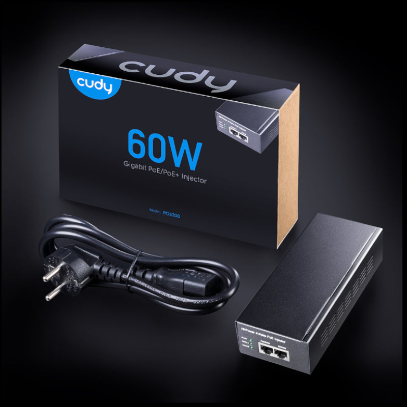 Cudy 60W Gigabit POE+ Injector image 5