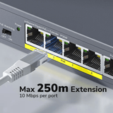 Cudy 4 Port Gigabit POE 1X POE Input 60W Switch image 3