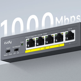 Cudy 4 Port Gigabit POE 1X POE Input 60W Switch image 4