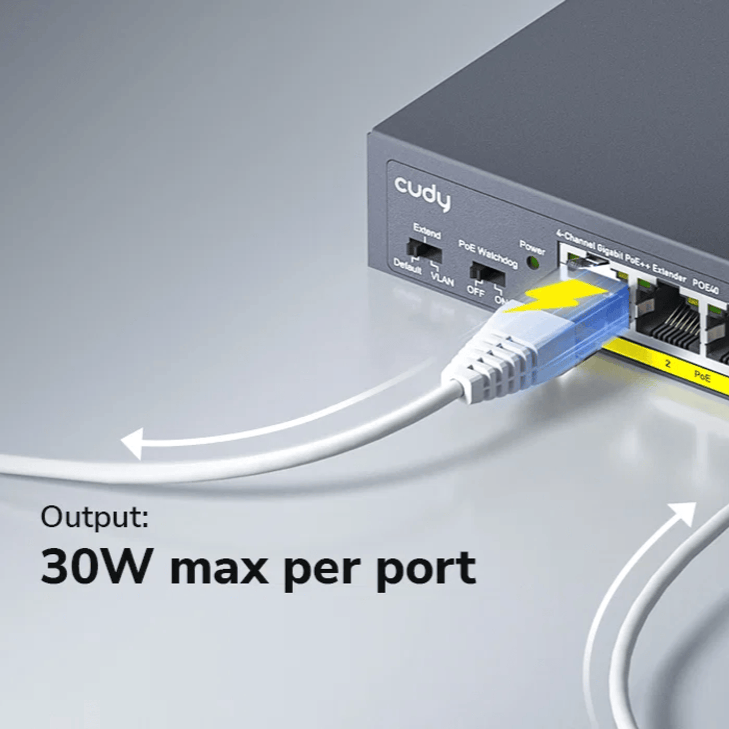 Cudy 4 Port Gigabit POE 1X POE Input 60W Switch image 6