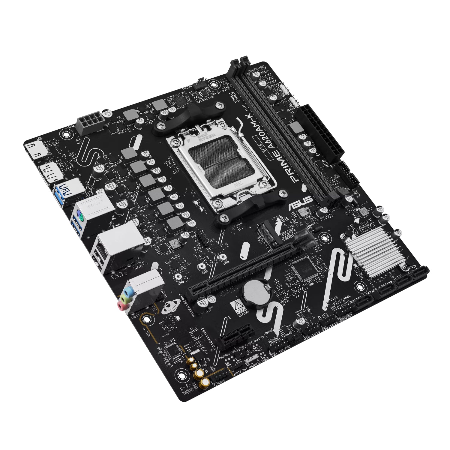 Asus Prime A620AM-K AM5 M-ATX Motherboard image 4