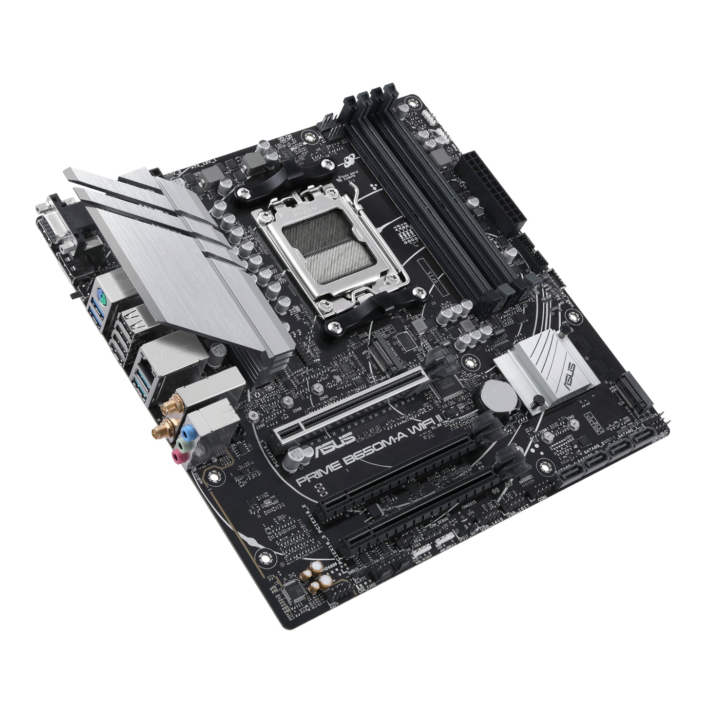 Asus Prime B650M-A WIFI II M-ATX Gaming Motherboard image 4