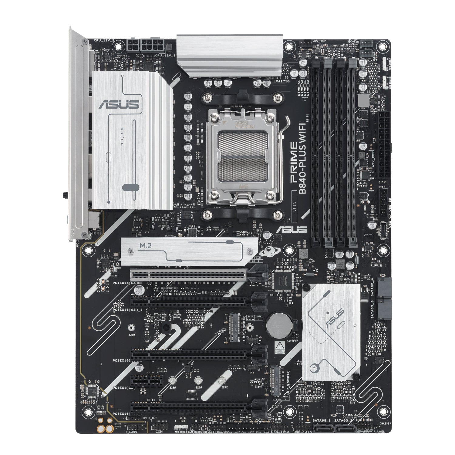 Asus Prime B840-PLUS WIFI AMD AM5 ATX Gaming Motherboard image 2