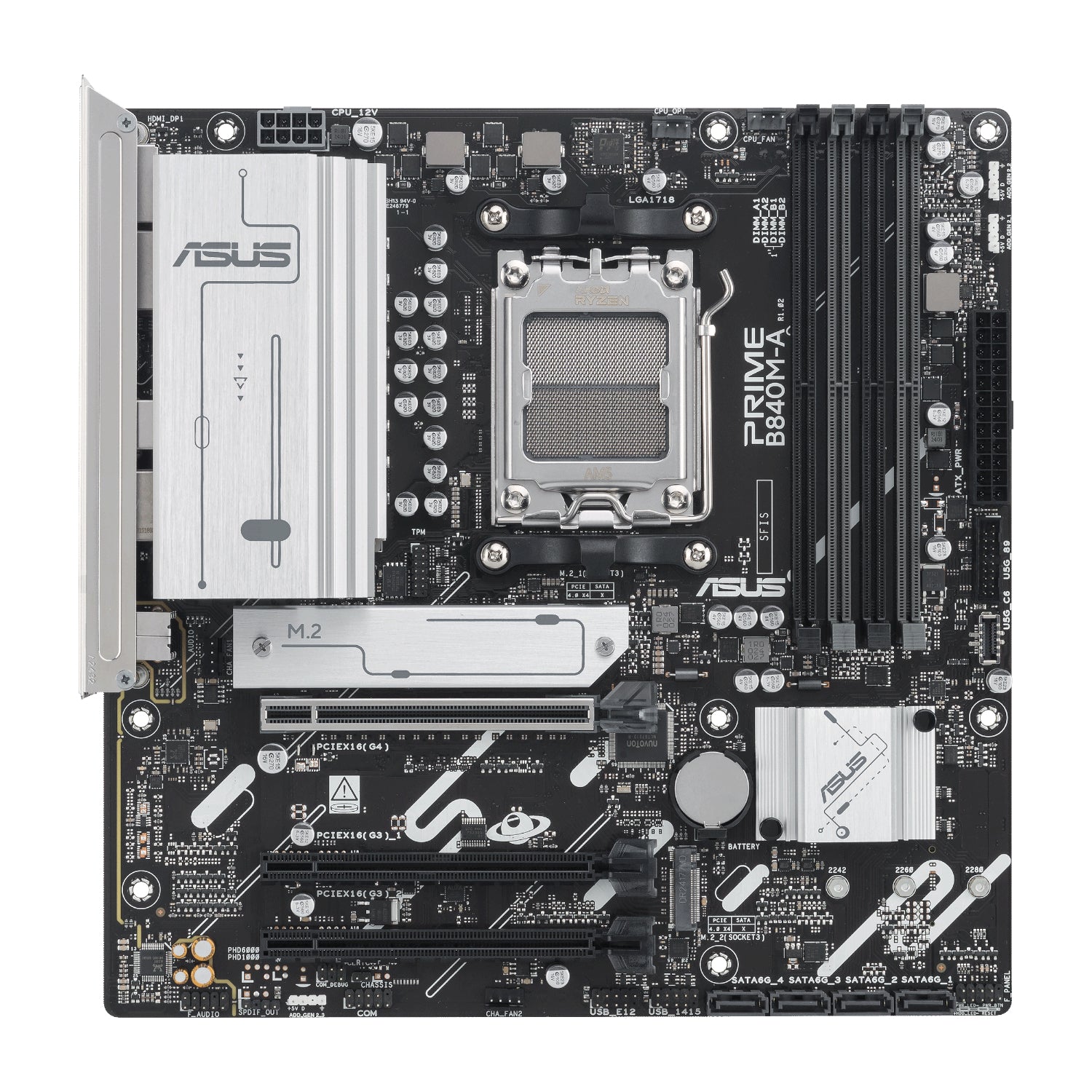 Asus AM5 Micro ATX Motherboard image 2