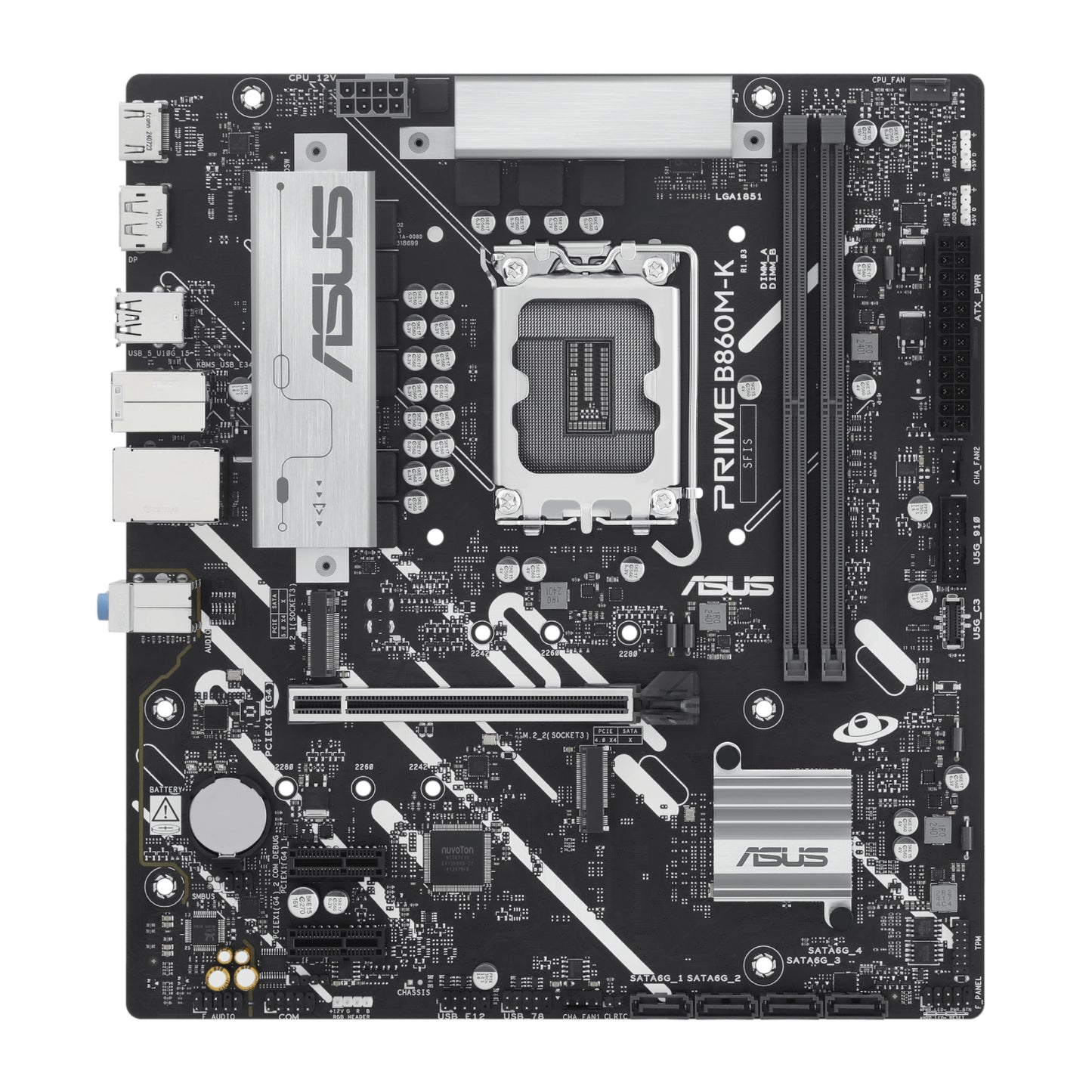 Asus INTEL LGA1851 M-ATX Motherboard image 2