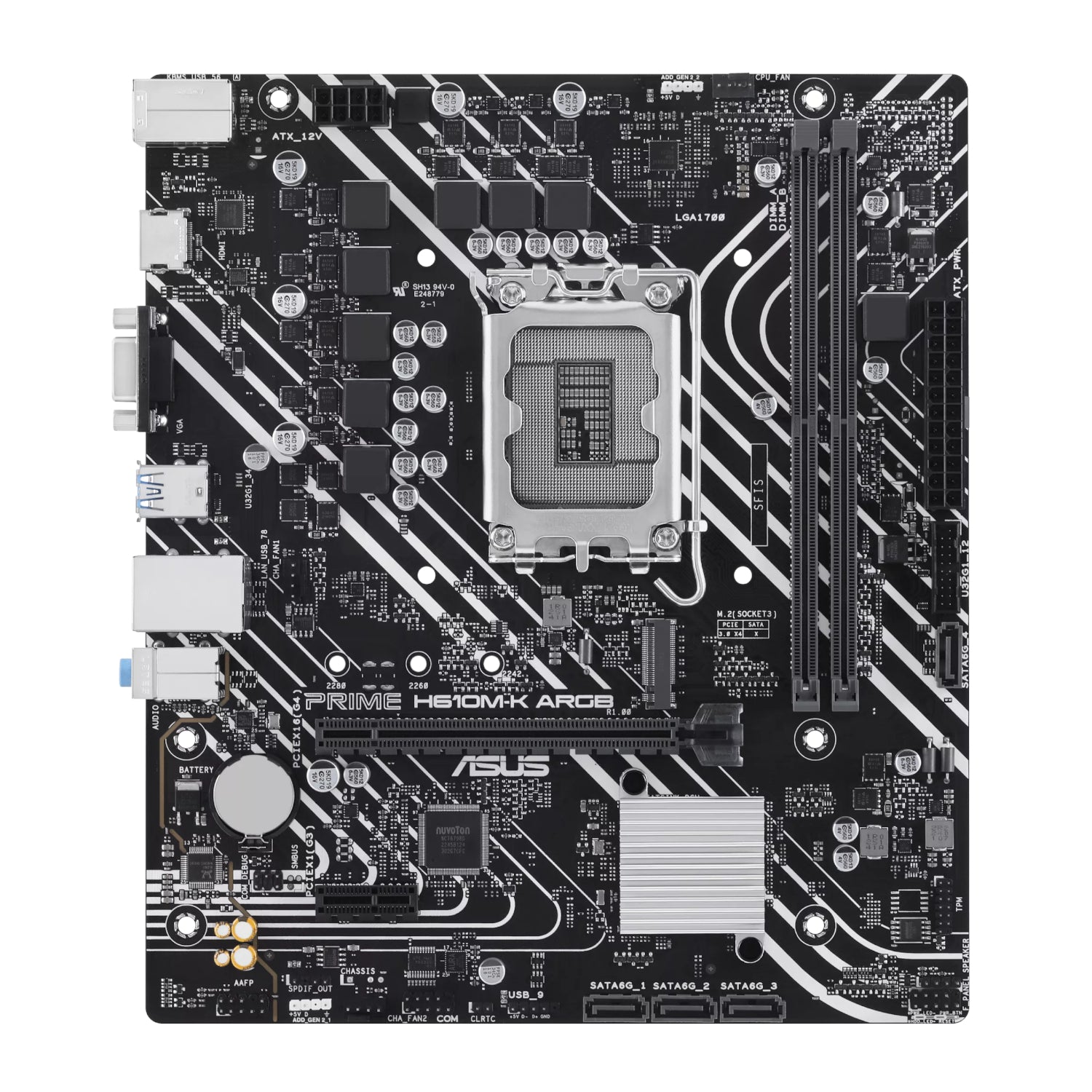 Asus INTEL LGA1700 M-ATX Motherboard image 2