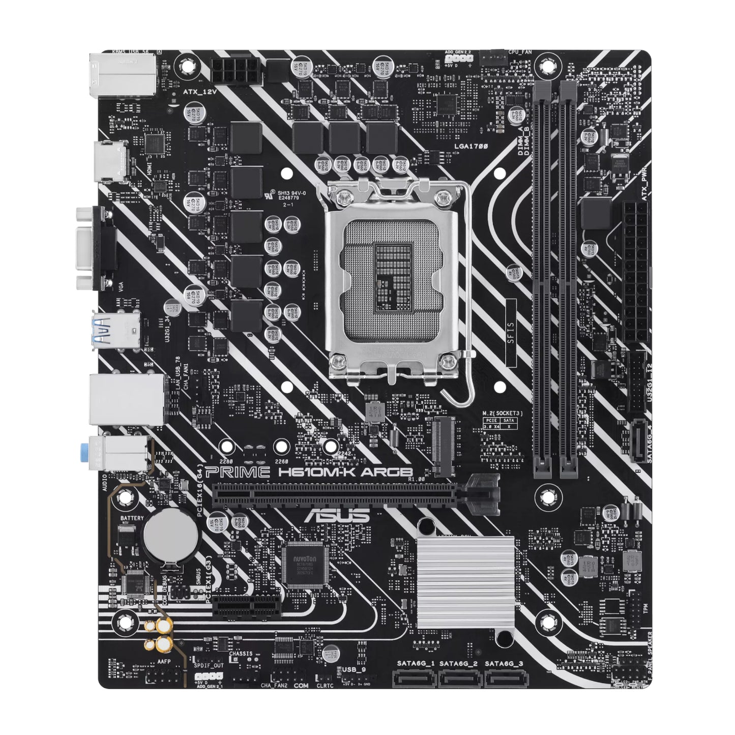 Asus INTEL LGA1700 M-ATX Motherboard image 2
