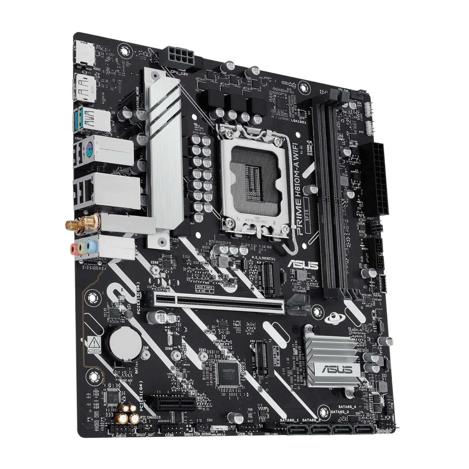 Asus Prime H810M-A WIFI LGA1851 Micro ATX Motherboard image 3