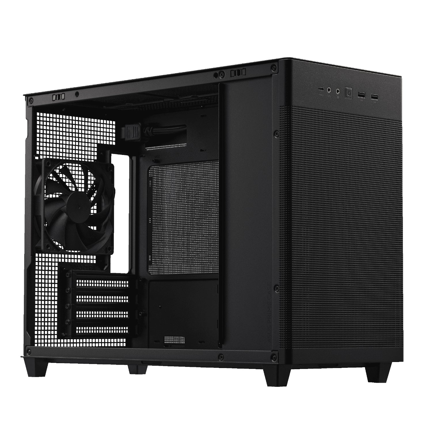 Asus Prime AP201 Mesh Microatx Chassis Black image 4