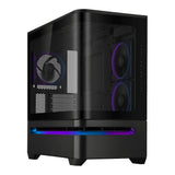 Asus Prime AP202 ARGB Curved Tempered Glass Micro-Atx Chassis – Black