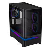 Asus Prime AP202 ARGB Curved Tempered Glass Micro-Atx Chassis – Black image 4