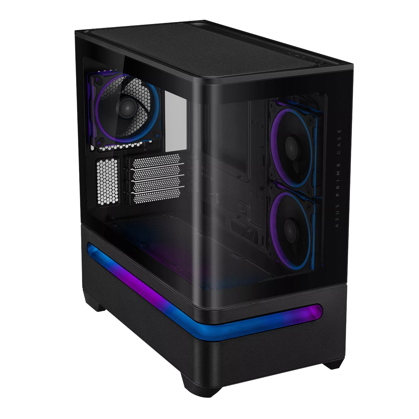 Asus Prime AP202 ARGB Curved Tempered Glass Micro-Atx Chassis – Black image 4