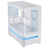 Asus Prime AP202 ARGB MATX White Chassis image 2