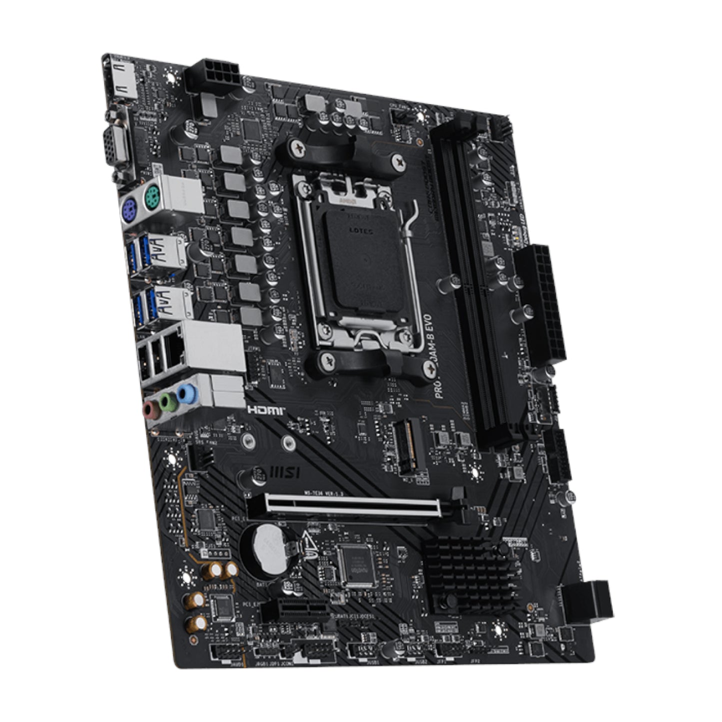 Msi Pro A620AM-B Evo AM5 M-ATX Motherboard image 3