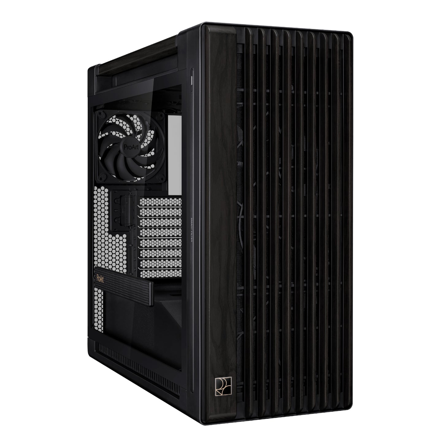 Asus Proart PA602 Wood Edition Mid Tower ATX Chassis Black image 2