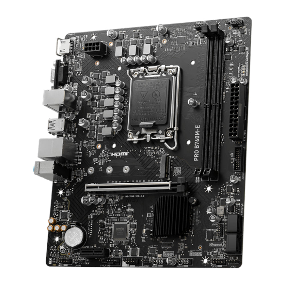 Msi B760M-E Pro DDR5 LGA1700 M-ATX Motherboard image 3