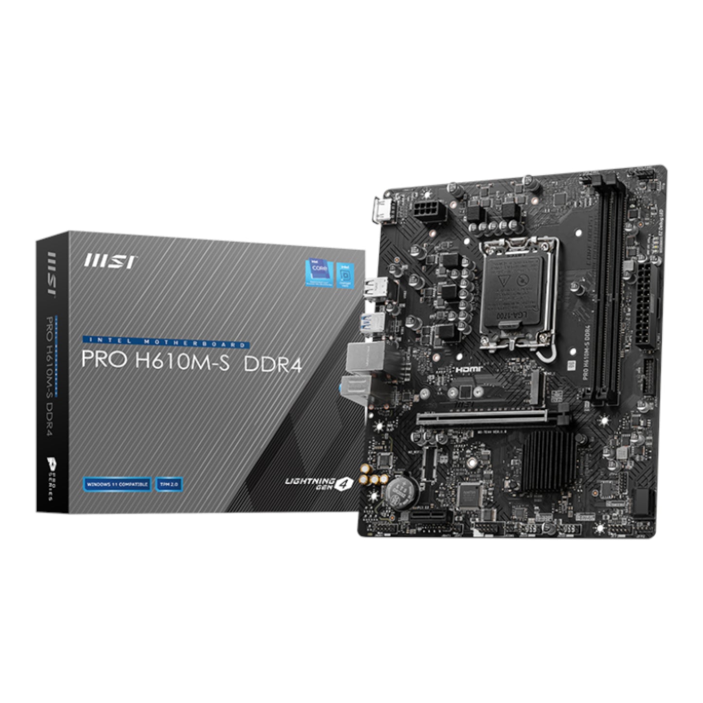 Msi H610M-S Pro LGA1700 M-ATX DDR4 Motherboard