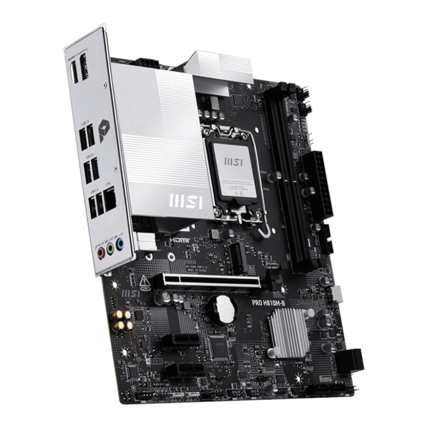 Msi H810M-B Pro LGA1851 M-ATX DDR5 Motherboard image 3