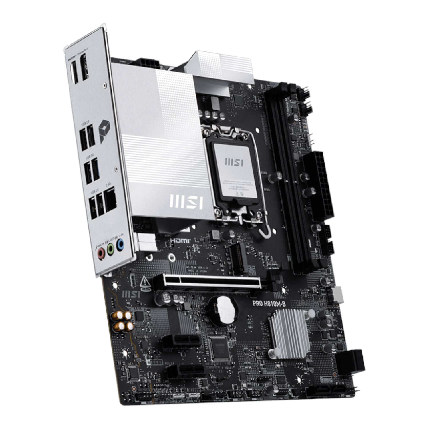 Msi H810M-B Pro LGA1851 M-ATX DDR5 Motherboard image 3