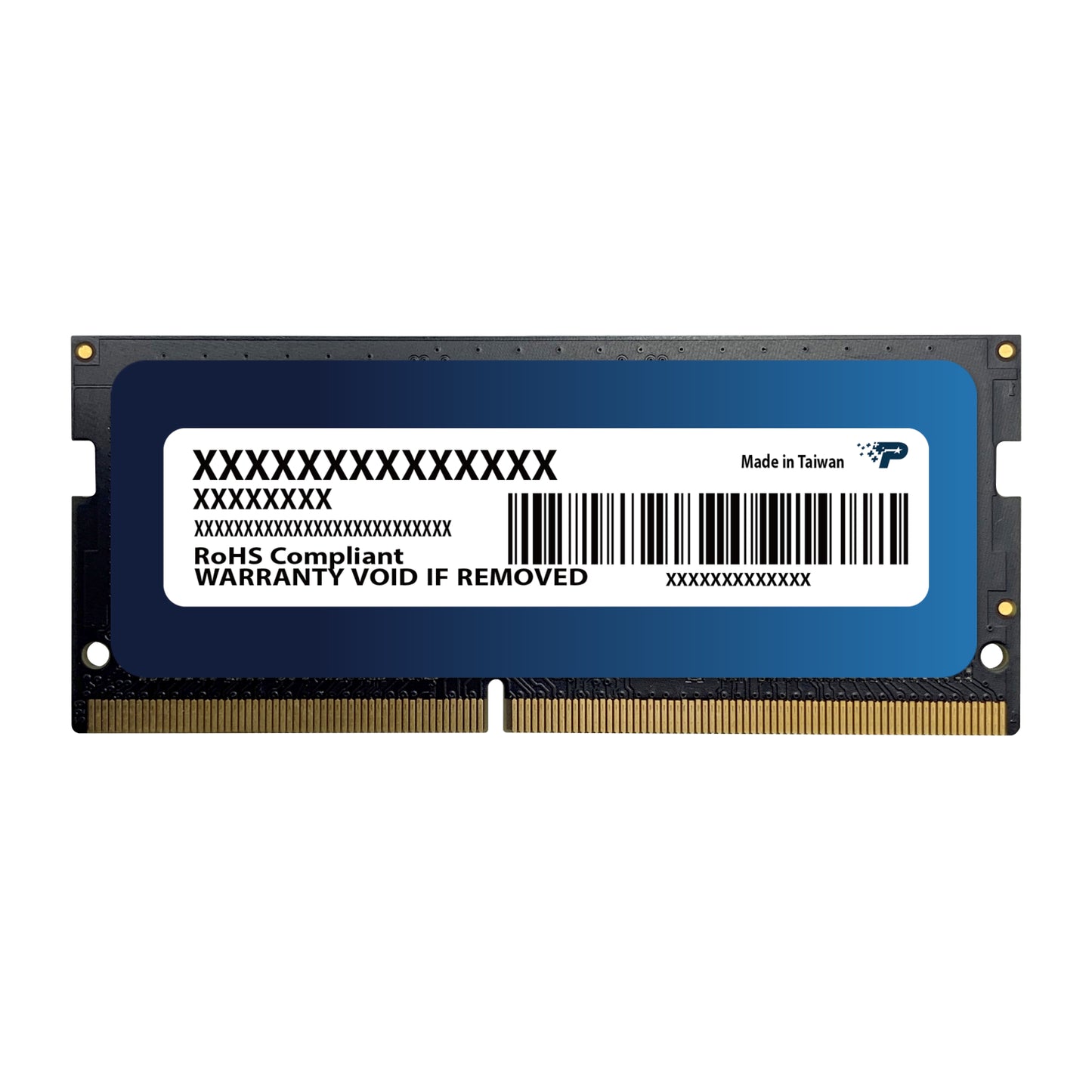 Patriot Core Series 12GB 5600MHZ DDR5 SODIMM Notebook Memory image 4
