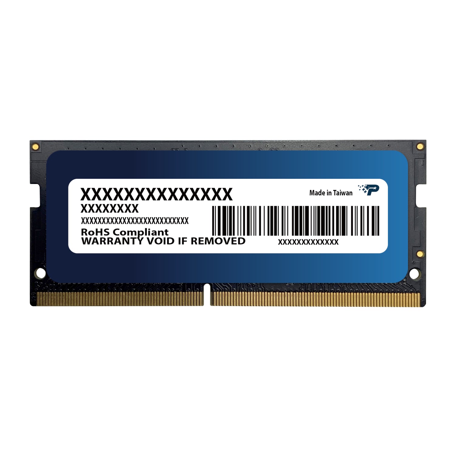 Patriot Core Series 12GB 5600MHZ DDR5 SODIMM Notebook Memory image 4