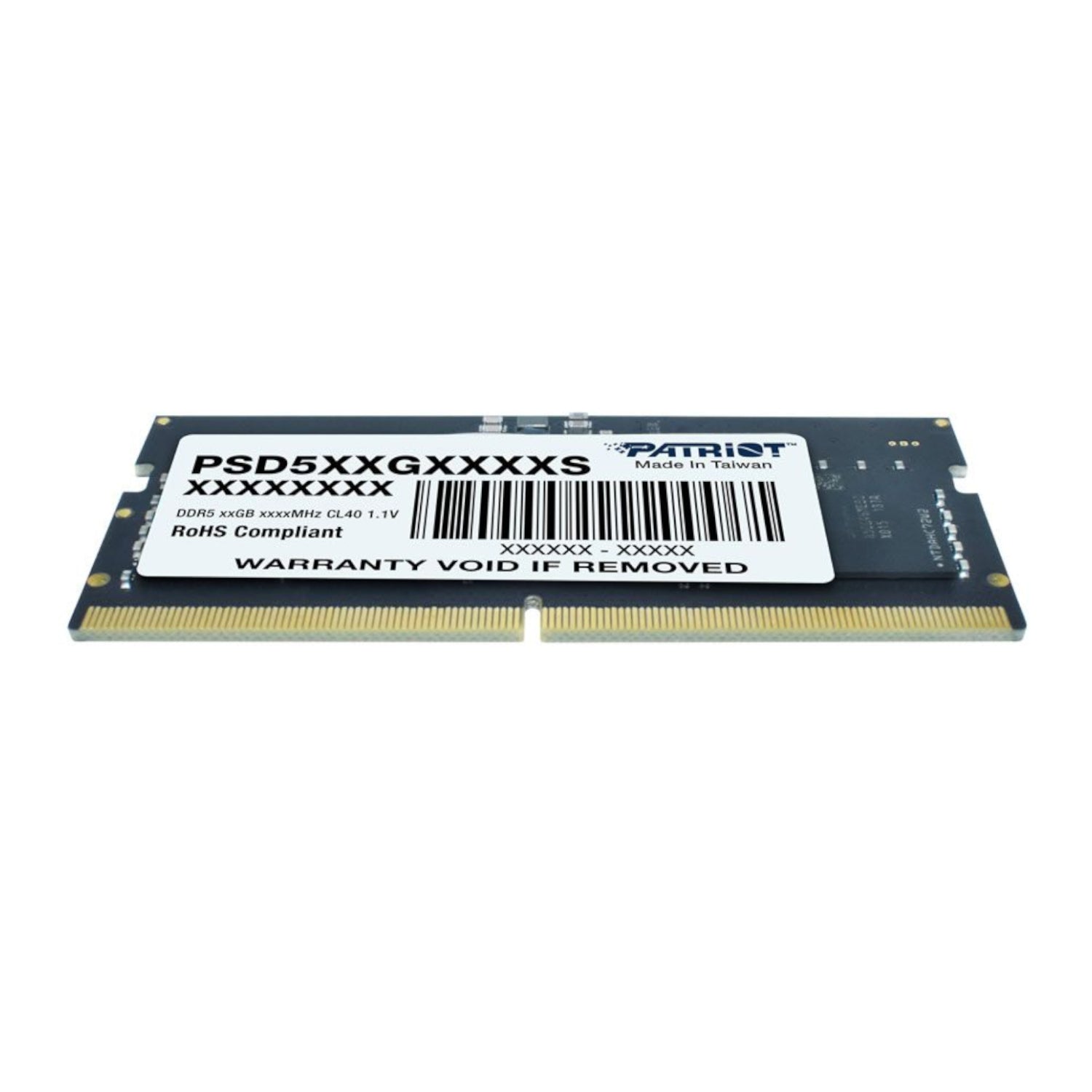 Patriot Signature Line DDR5 8GB 4800MHZ Single Rank SODIMM Notebook Memory image 3