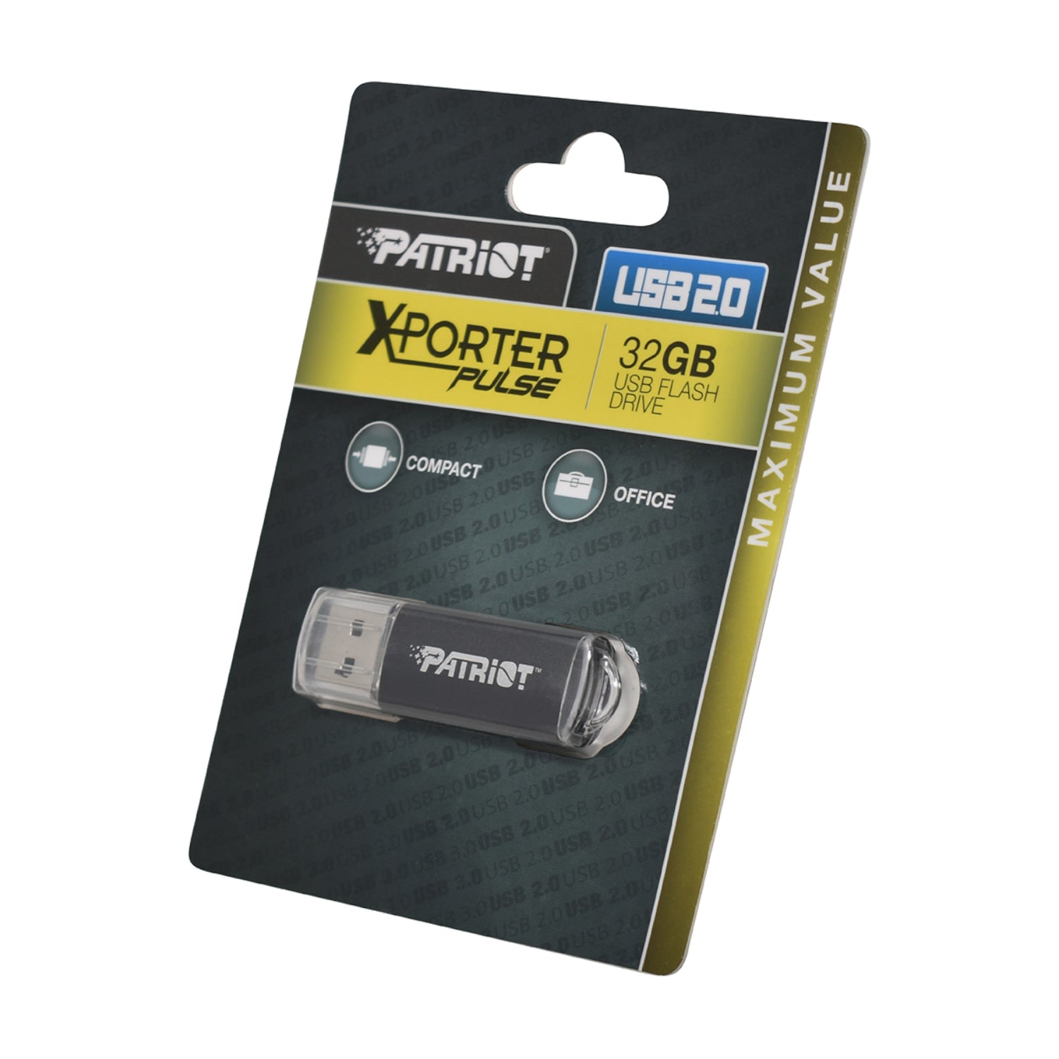 Patriot Xporter 32GB USB2.0 Flash Drive Black image 4