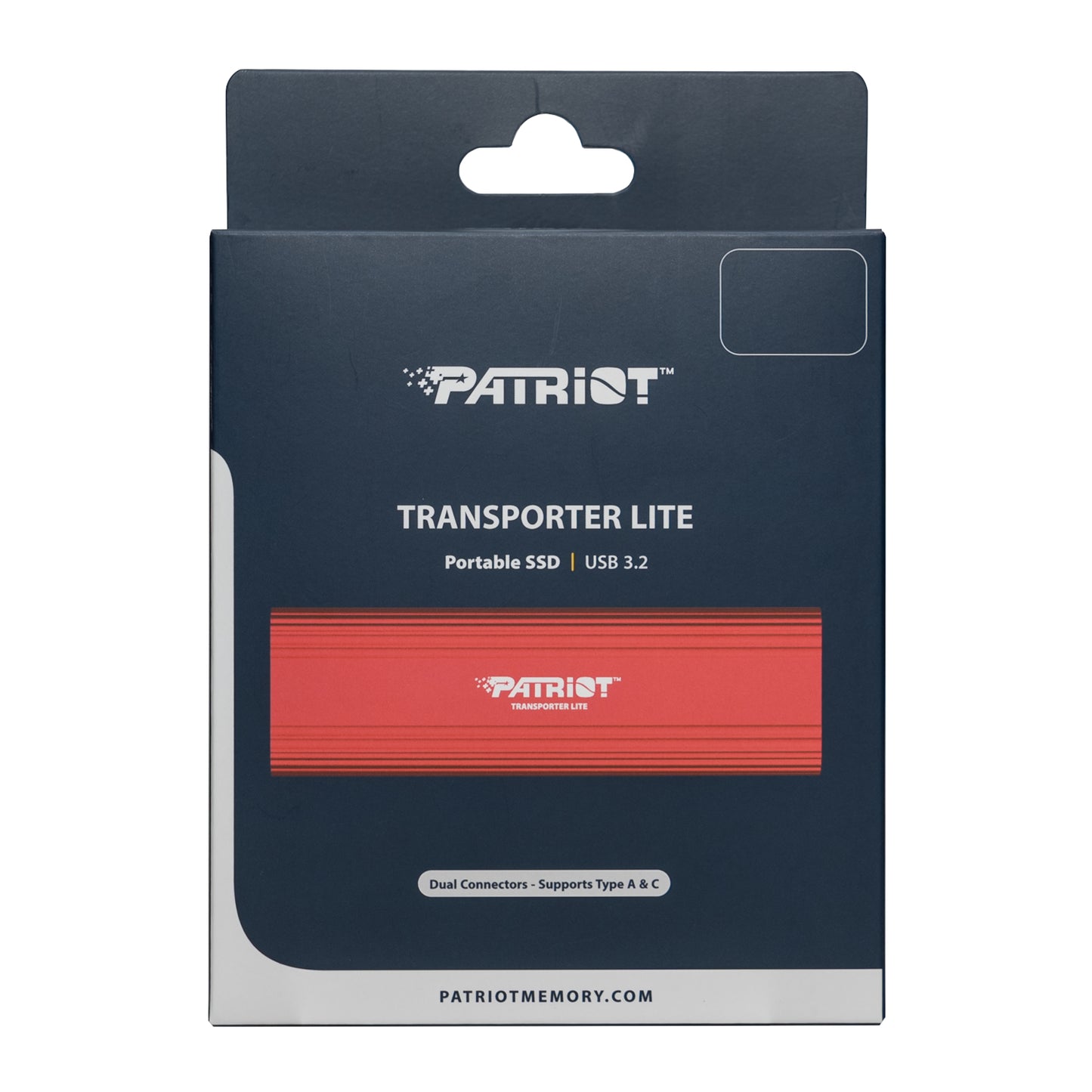 Patriot Transporter Lite 512GB USB3.2 Type-C External Portable SSD Red image 5