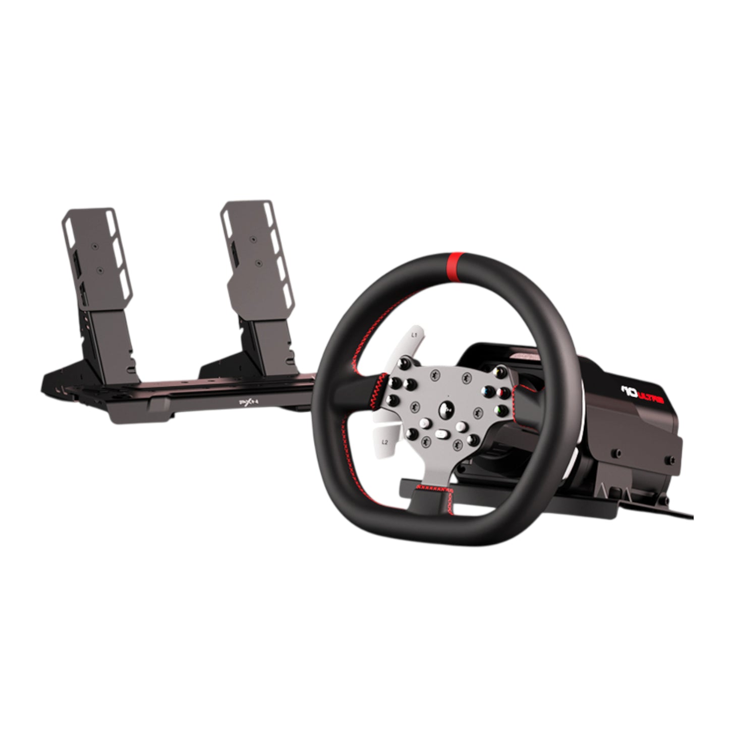 Pxn V10 Ultra 270/900° 3.2NM Direct Drive USB Steering Wheel With Hall Effect Dual Pedals