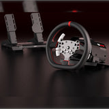 Pxn V10 Ultra 270/900° 3.2NM Direct Drive USB Steering Wheel With Hall Effect Dual Pedals image 4