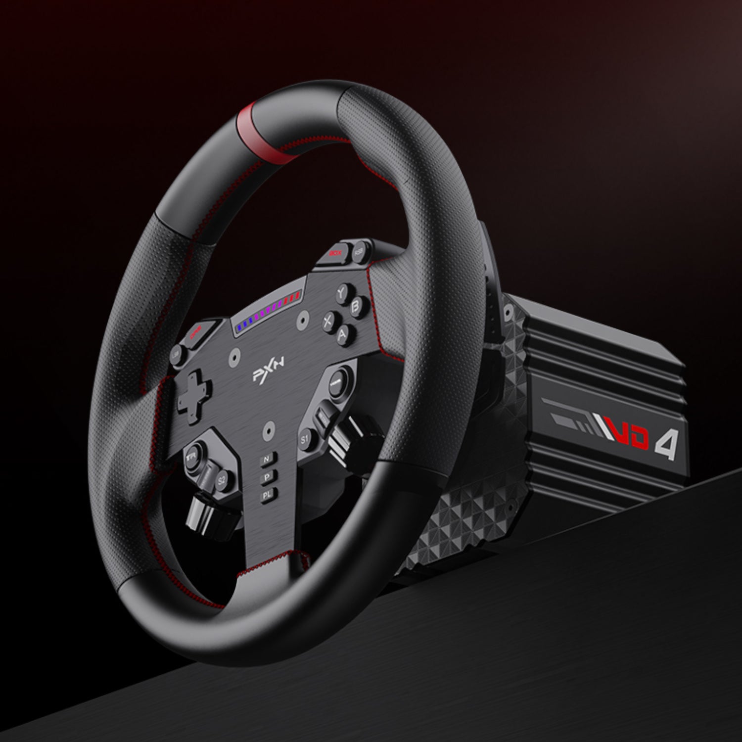 Pxn VD4 Direct Drive Sim Racing Wheel – Pd-Hm Dual Pedal – Z8 Clamp Bundle image 2