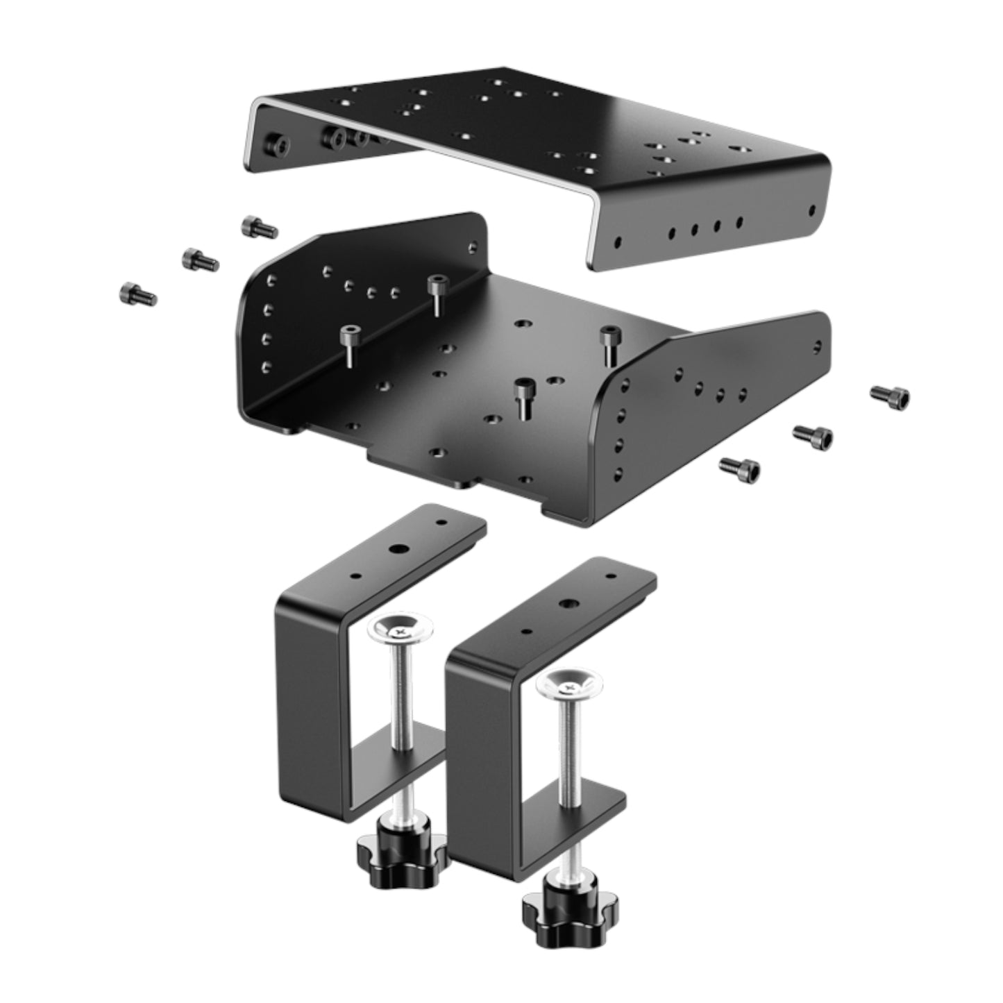 Pxn VD6 Direct Drive Sim Racing Wheel | Pd-Hm Dual Pedal | Z9 Clamp Bundle image 5