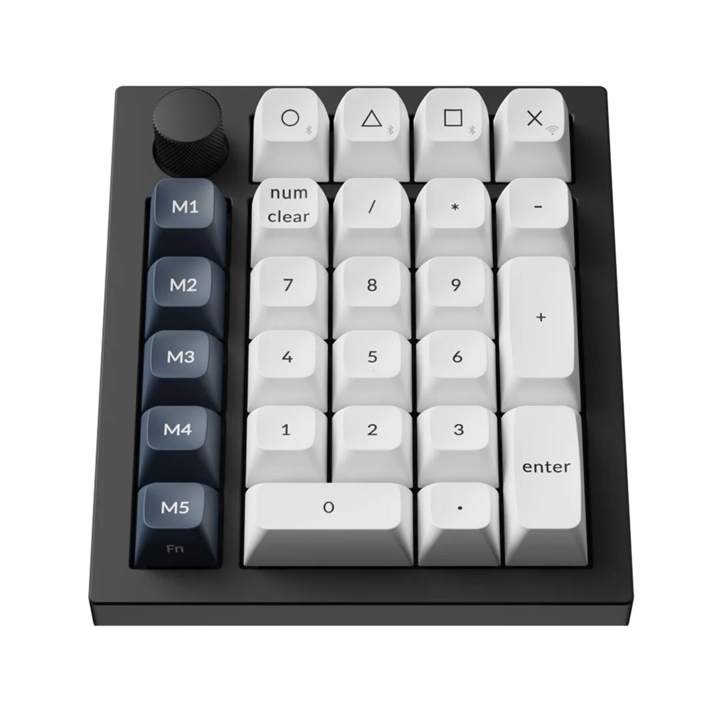 Keychron Q0 Max Qmk Gateron Jupiter Red RGB Wireless Custom Number Pad Carbon Black image 2