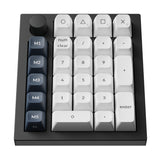 Keychron Q0 Max Qmk Gateron Jupiter Banana RGB Wireless Custom Number Pad Shell White image 2